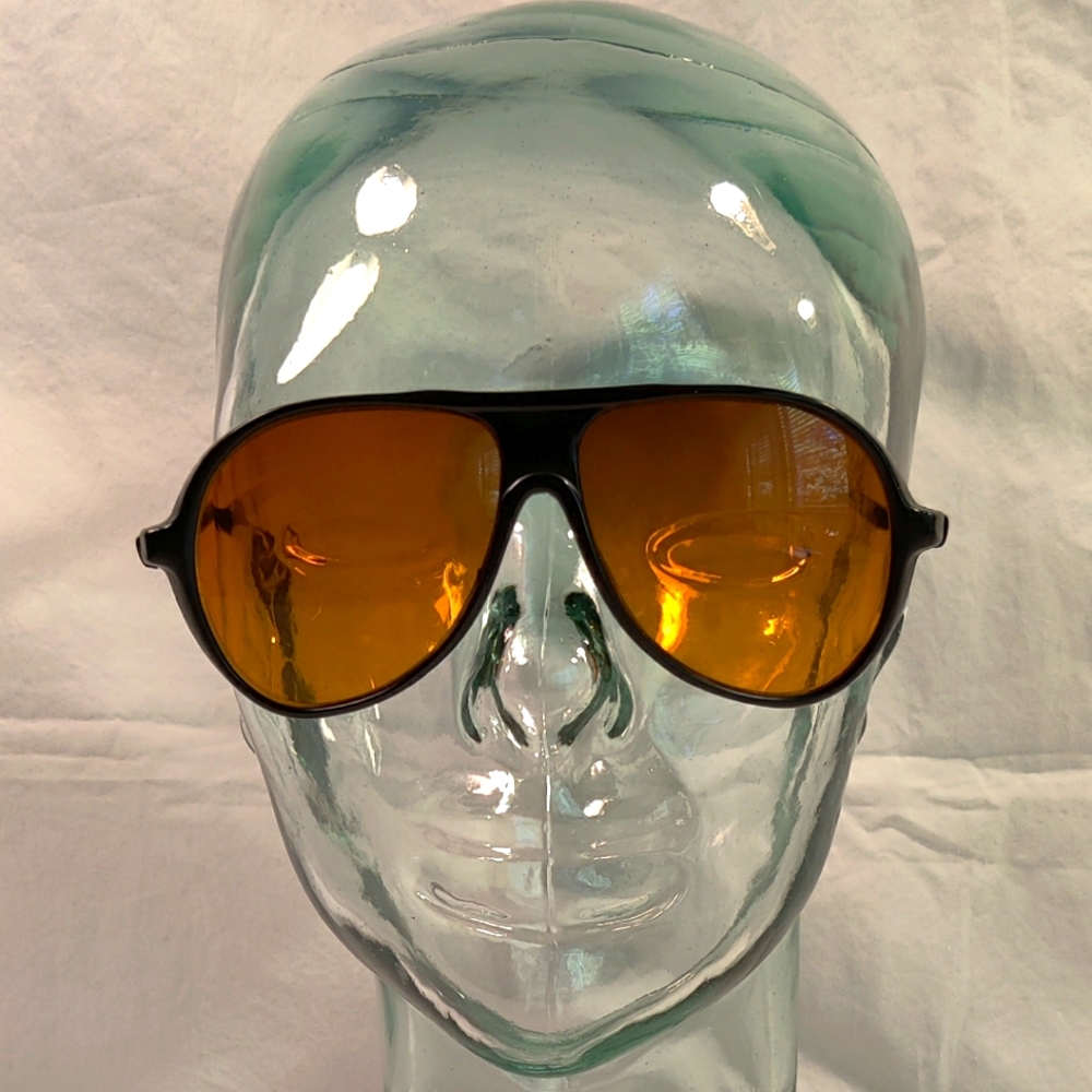 Vintage orange lense sunglasses